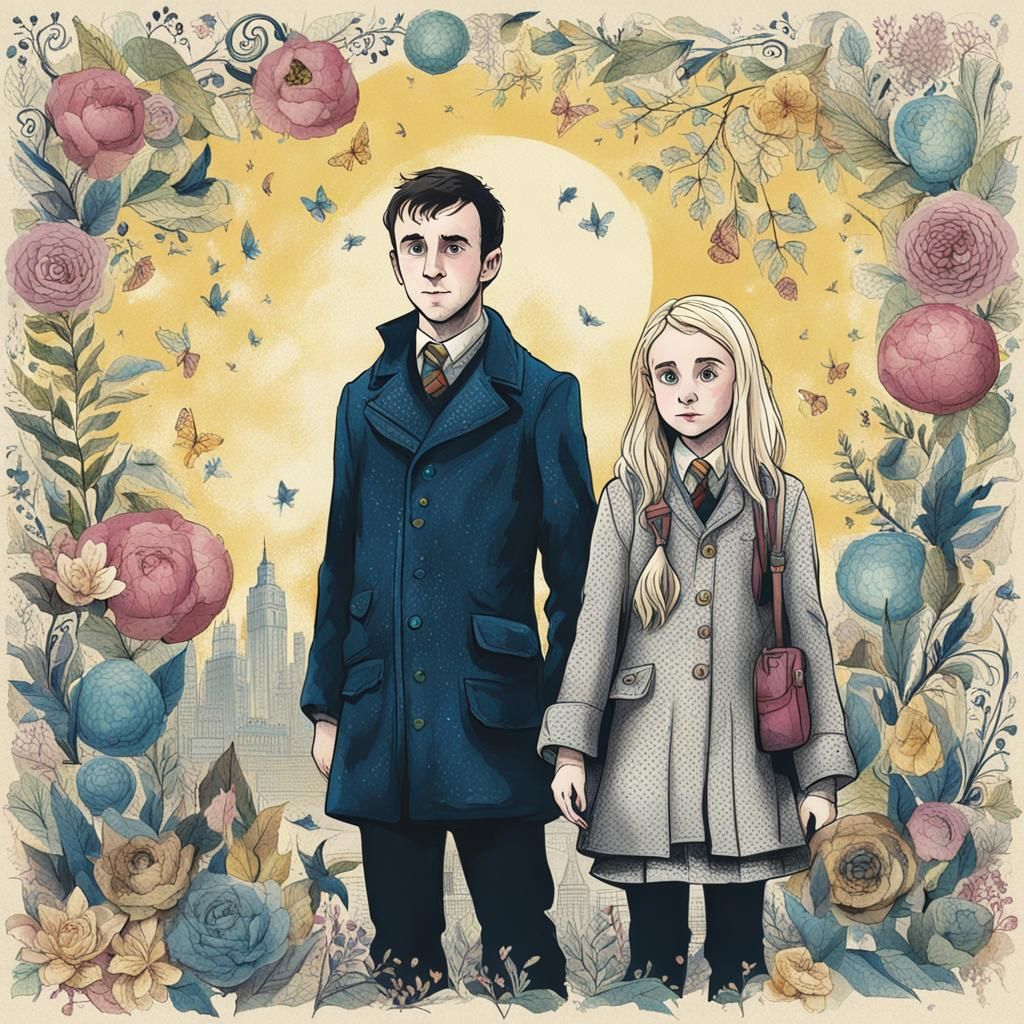 Neville Longbottom and Luna Lovegood