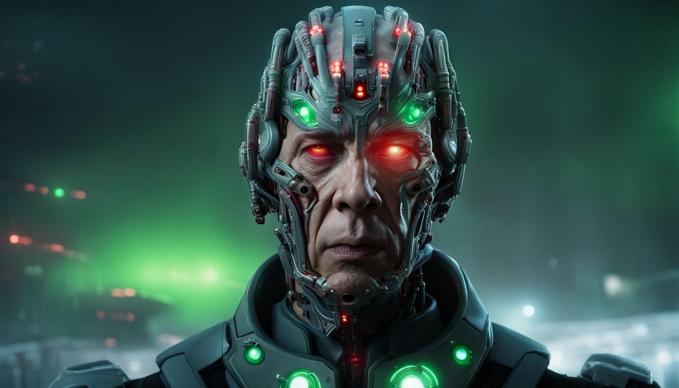 Star Trek Cyborg Military Base Takeover: Digital Matte Paint...