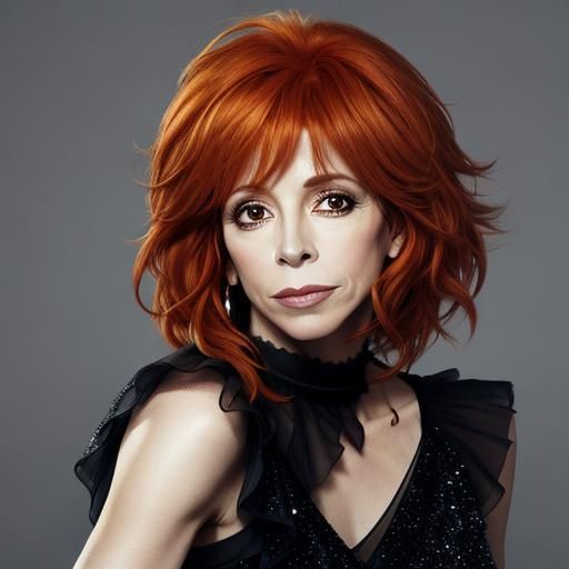 Portrait of Mylene Farmer