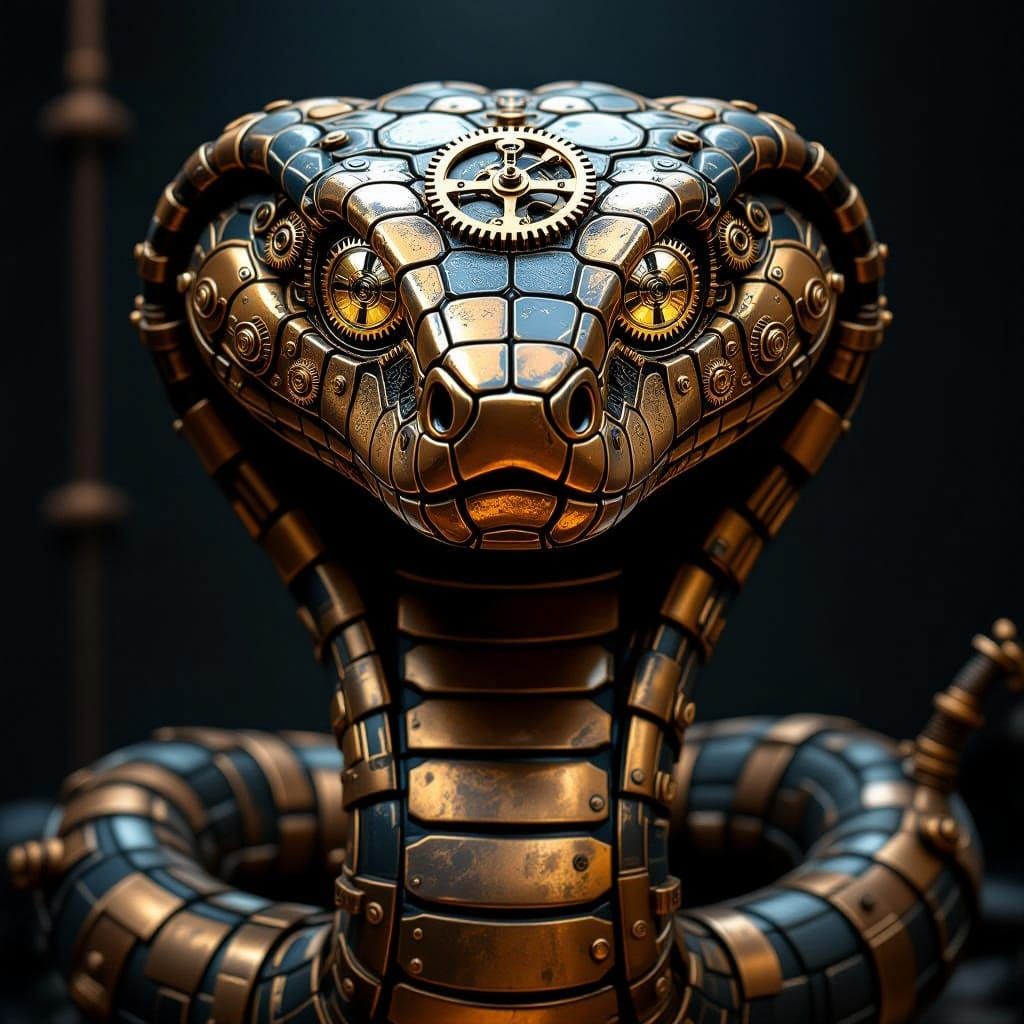 Steampunk King Cobra!