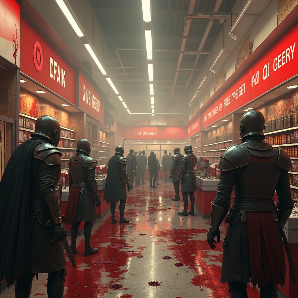 War-Torn Target Store on Black Friday