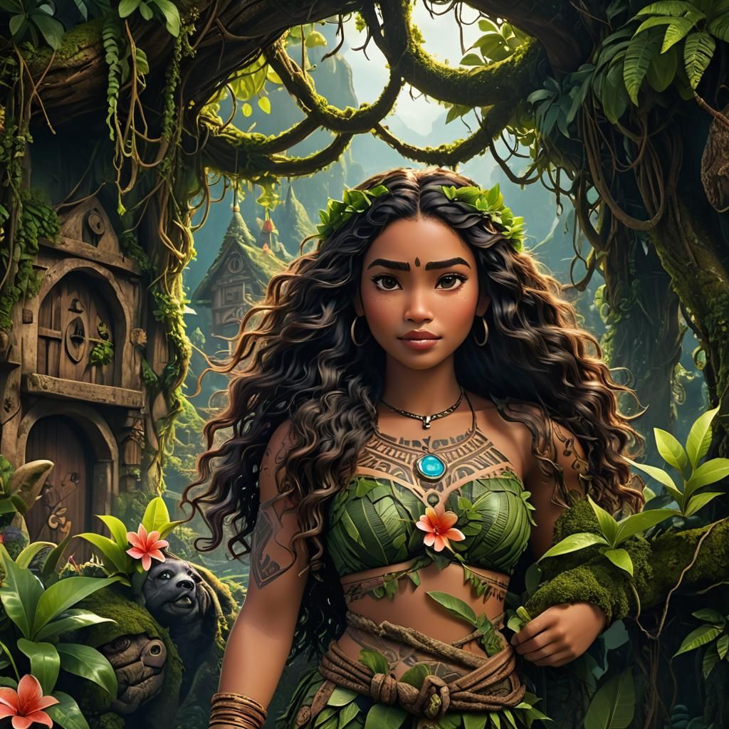 Moana Jungle style