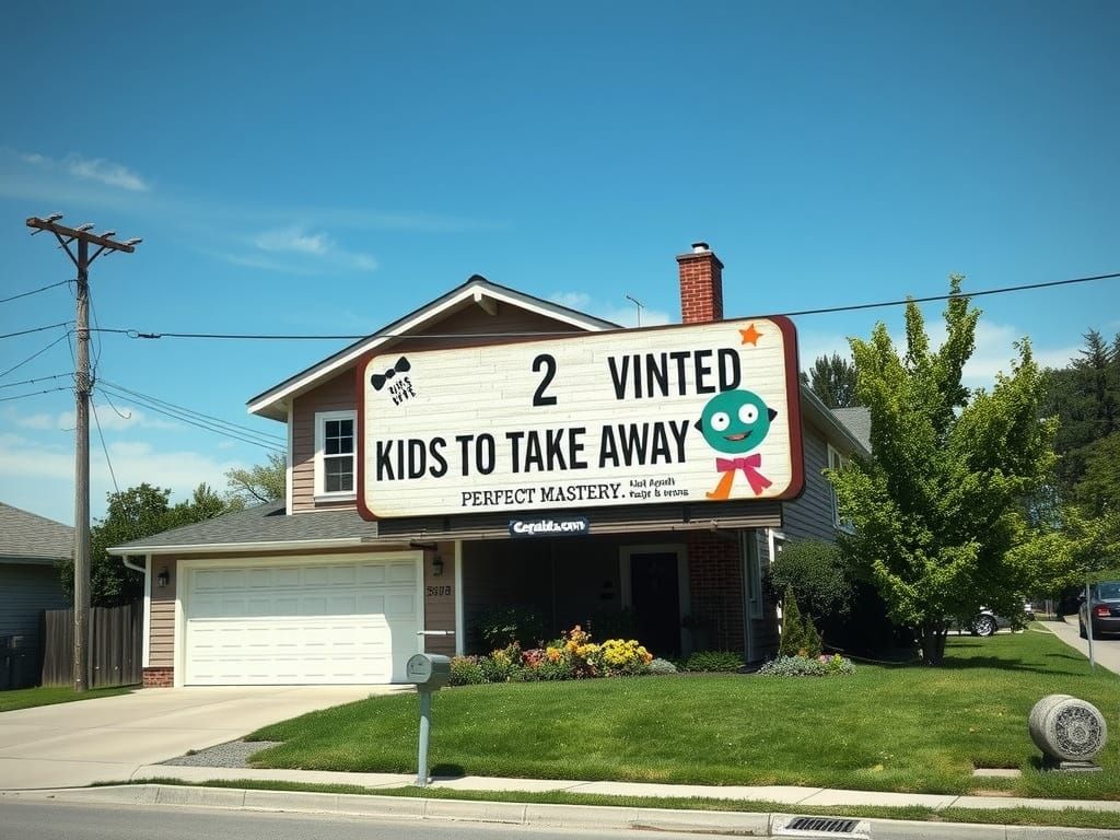 Billboard Vinted - 2 kids