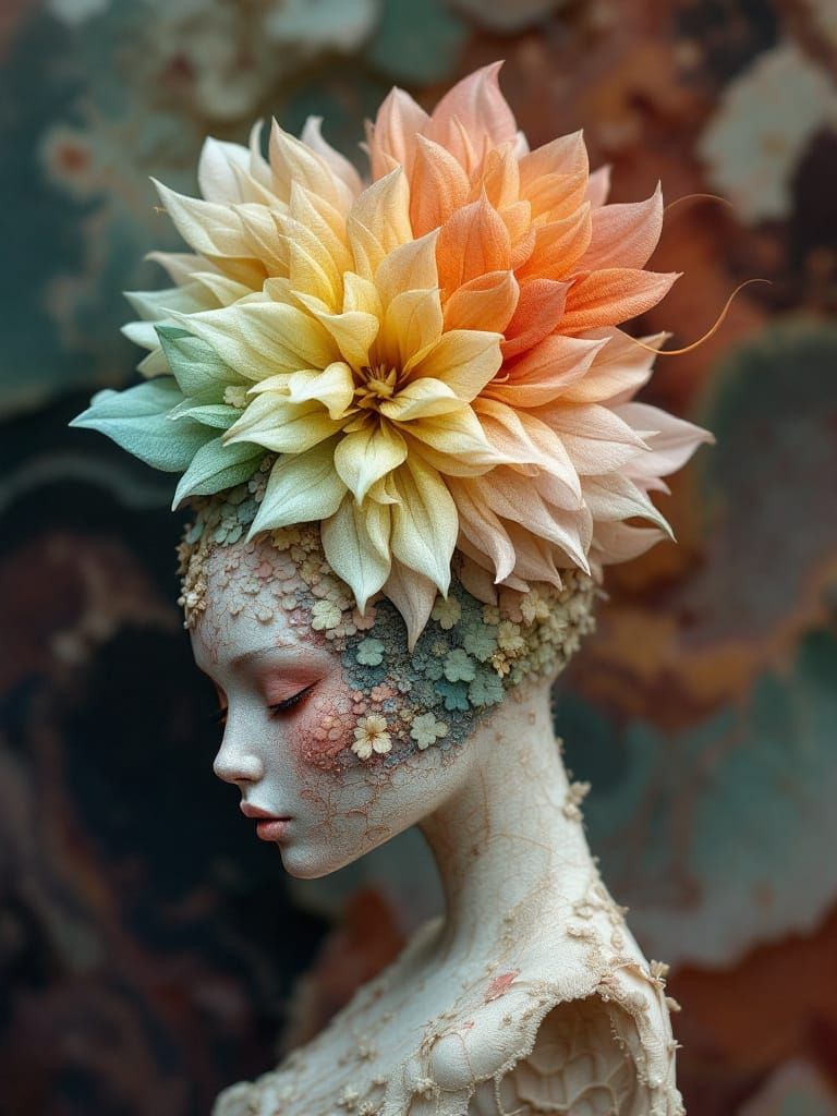 Lush Still Life: A Digital Gemütlichkeit Assemblage