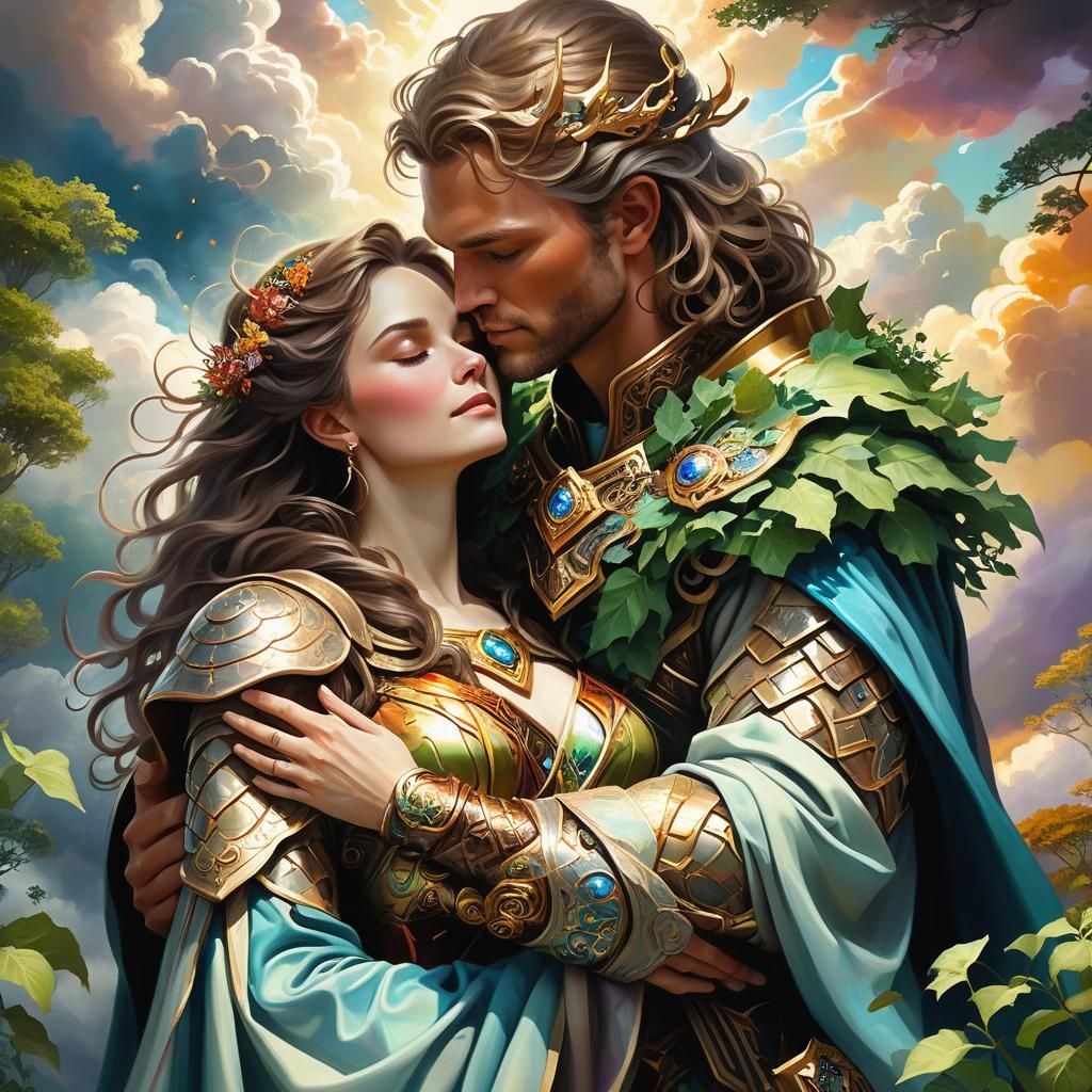 Mother Earth and Father Sky in High Fantasy Art