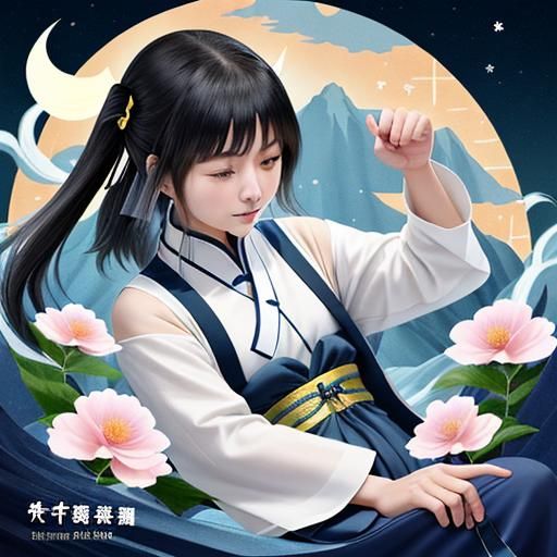 [Imagen融合史蒂芬·海伦伯格、史蒂文·贝莱丁、墨比斯和吉卜利工作室的风格，描绘一条梦幻的鱼儿在充满星星的夜晚的迷幻风暴中游泳。 8K 分辨率概念艺术作品。]