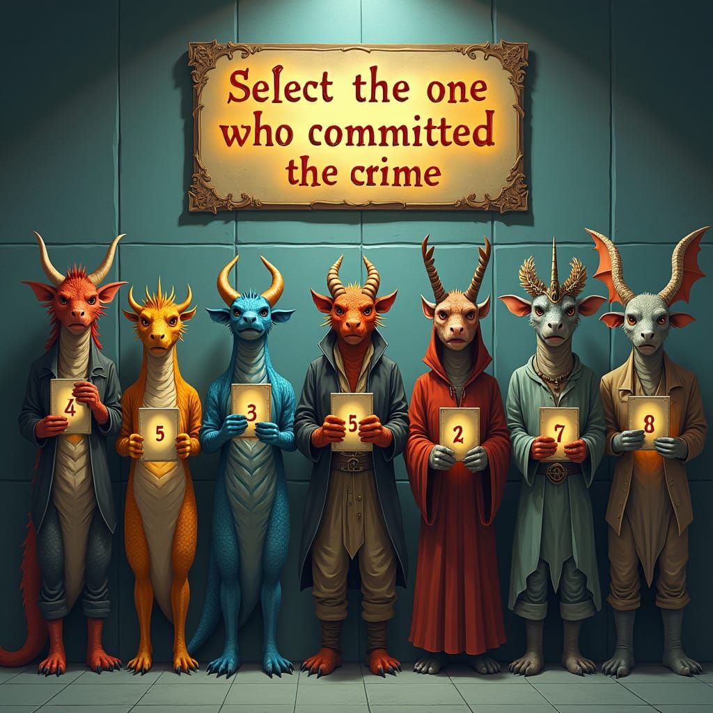 Fantasy Creatures in Modern Prison: Surreal Fairytale