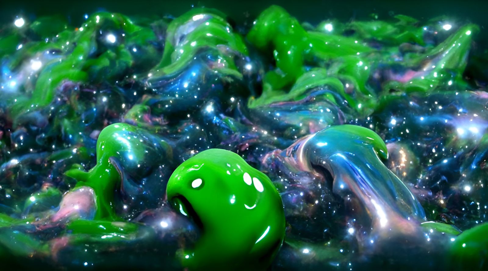 Slime in Space: A Green Astronomy Photo