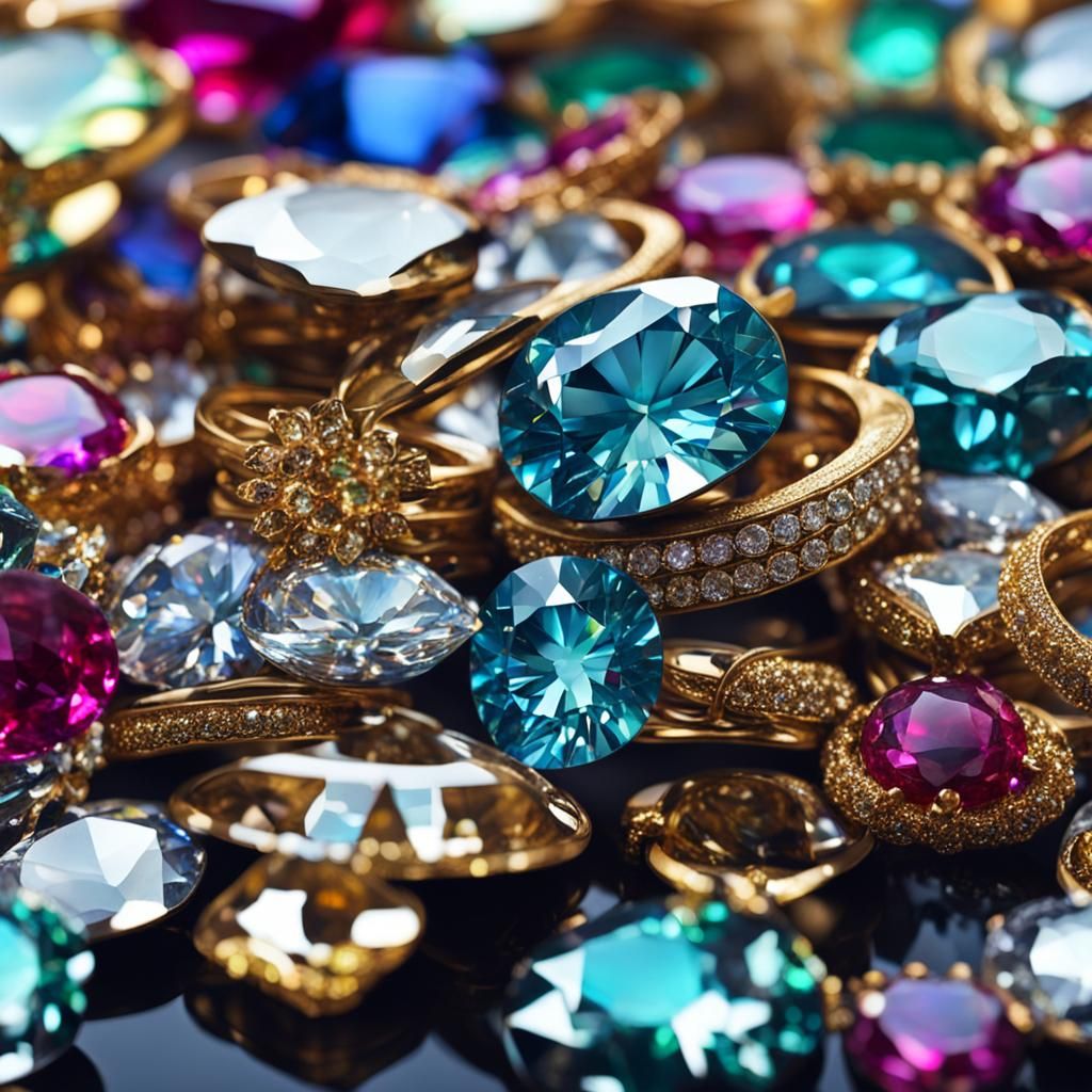 Glistening Gems in Sharp Focus