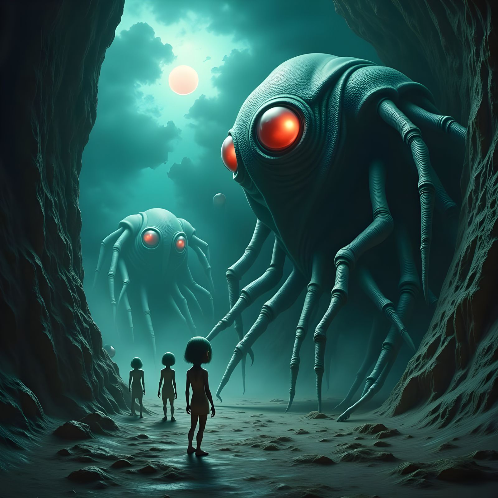 Temple Celebration of Sun in Teal Air