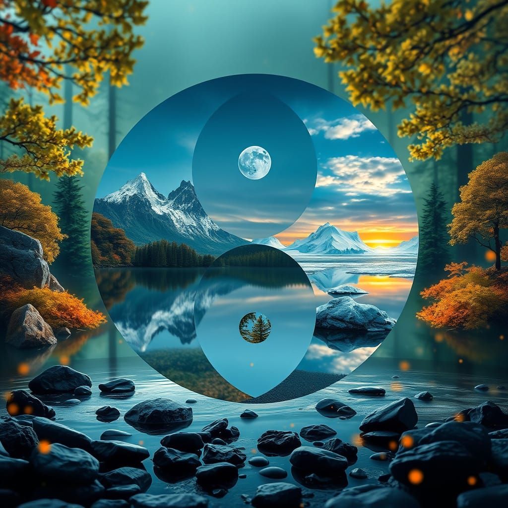 Surreal Vision of Harmony and Contrast