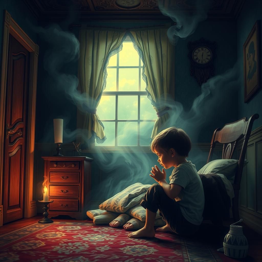 Evil Nightmarish Dream in a Horror Room