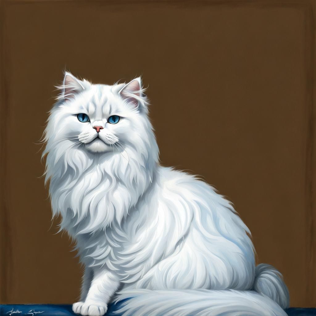 White Persian Cat