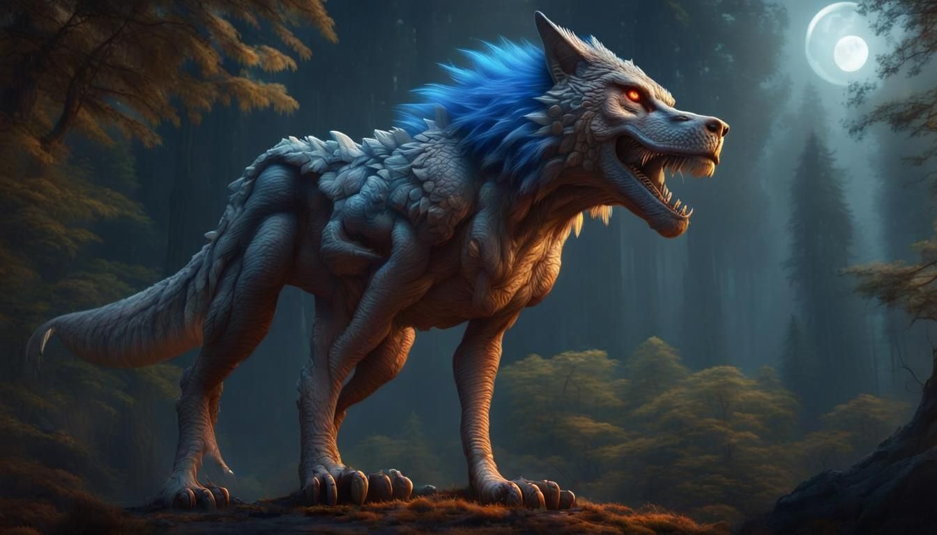 Monster : Raptor Wolf Mane Lord