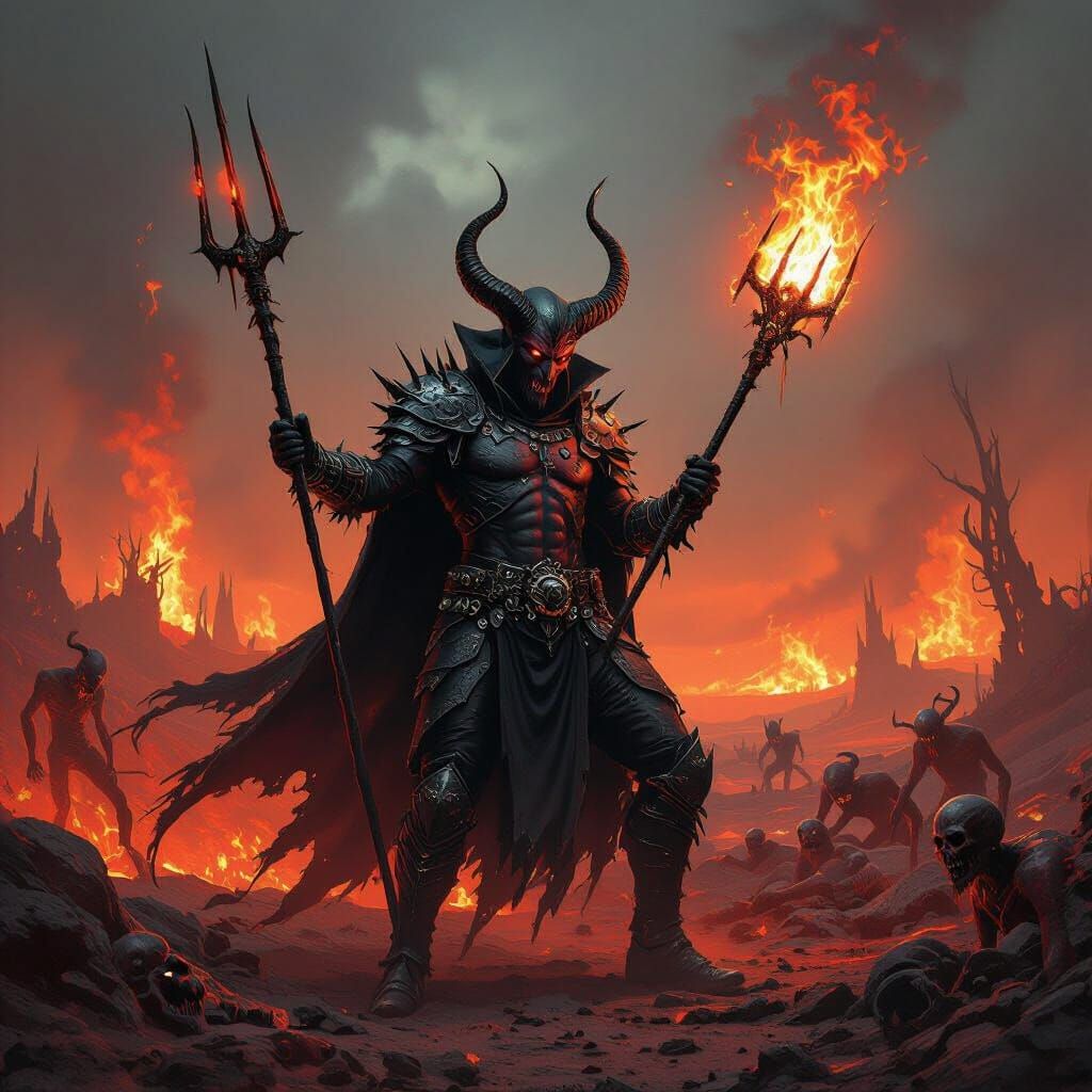 Demonic Satan Parties in Hellish Dystopia