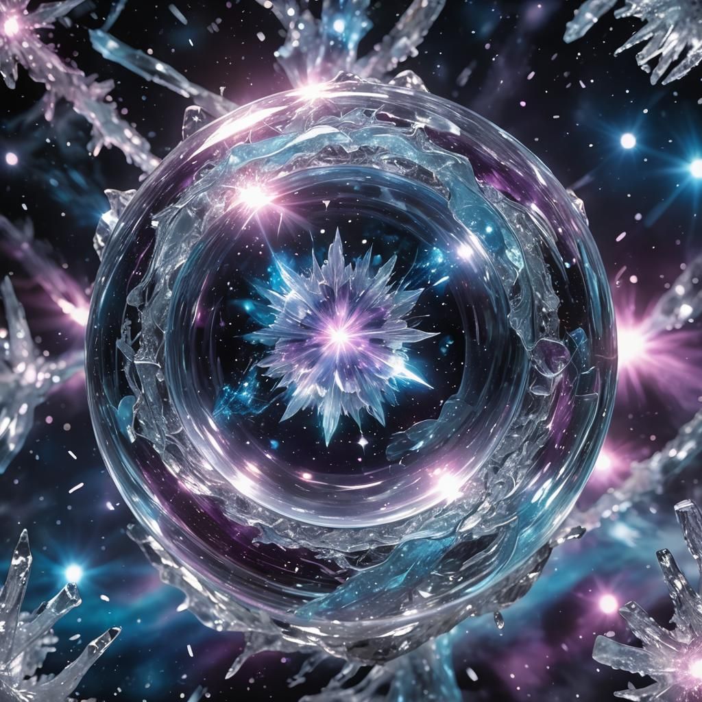 Cosmic Ice Orb in Deep Space Manga