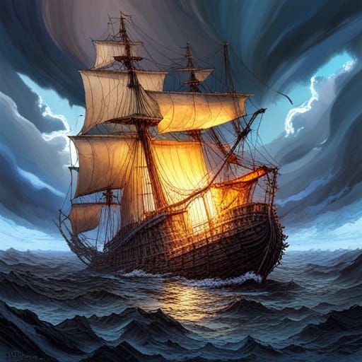 The Flying Dutchman ship