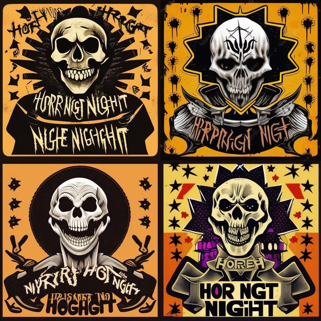 Skeleton Head Vector for Horror Night T-Shirt