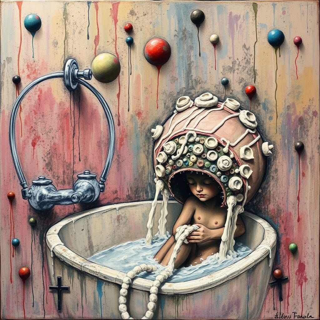 Ablutophilia - obsessive love of washing or bathing