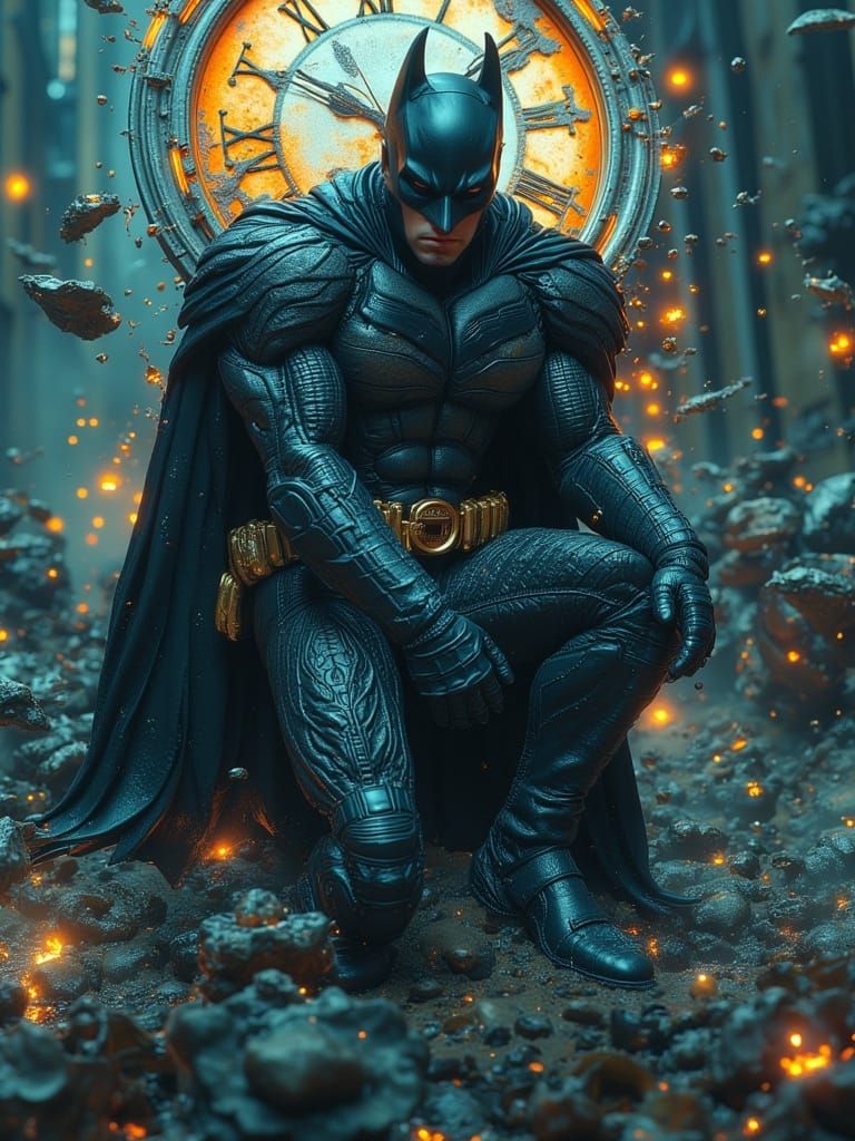 Superhero Hybrid in Epic Fight Scene