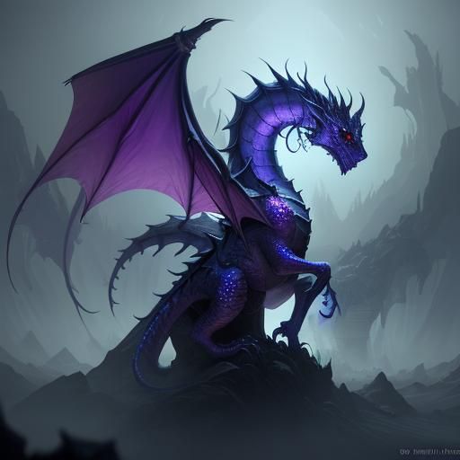 Ethereal Spectral Dragon in Fantasy Concept Art