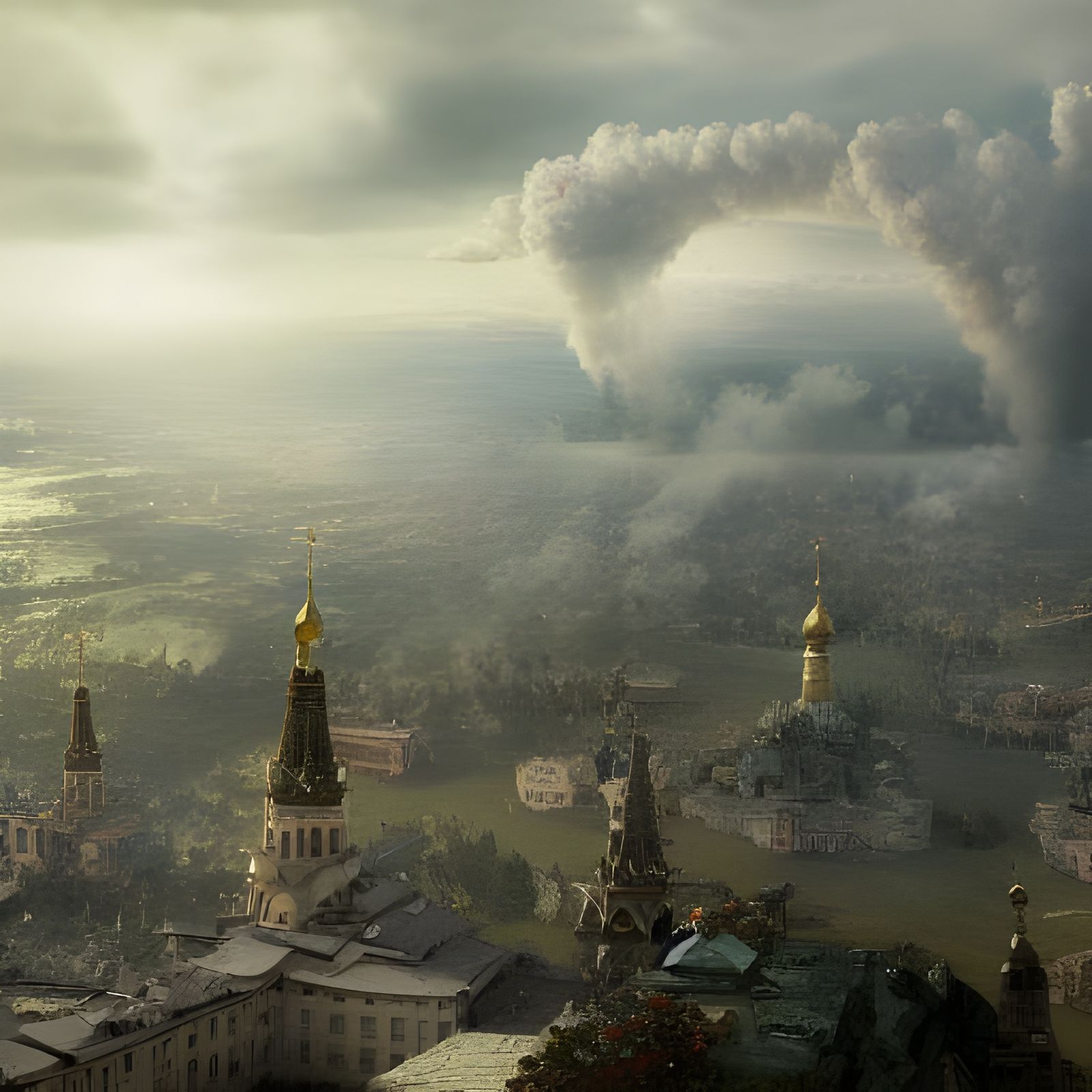 War in Ukraine: A Dramatic Digital Painting