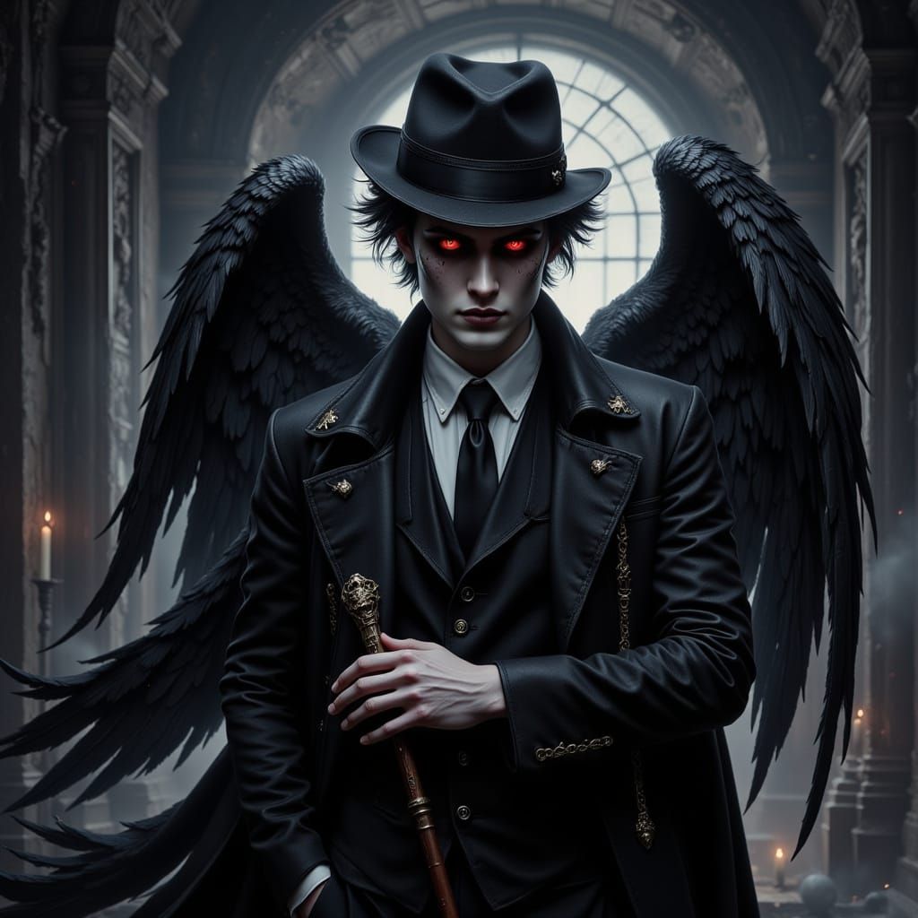 Angel of Death Reimagined in 1950s Elegance with Haunting Ch...