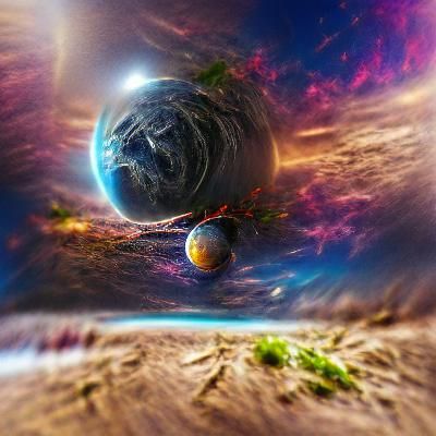 Stunning 8K Planet in Outer Space Illustration