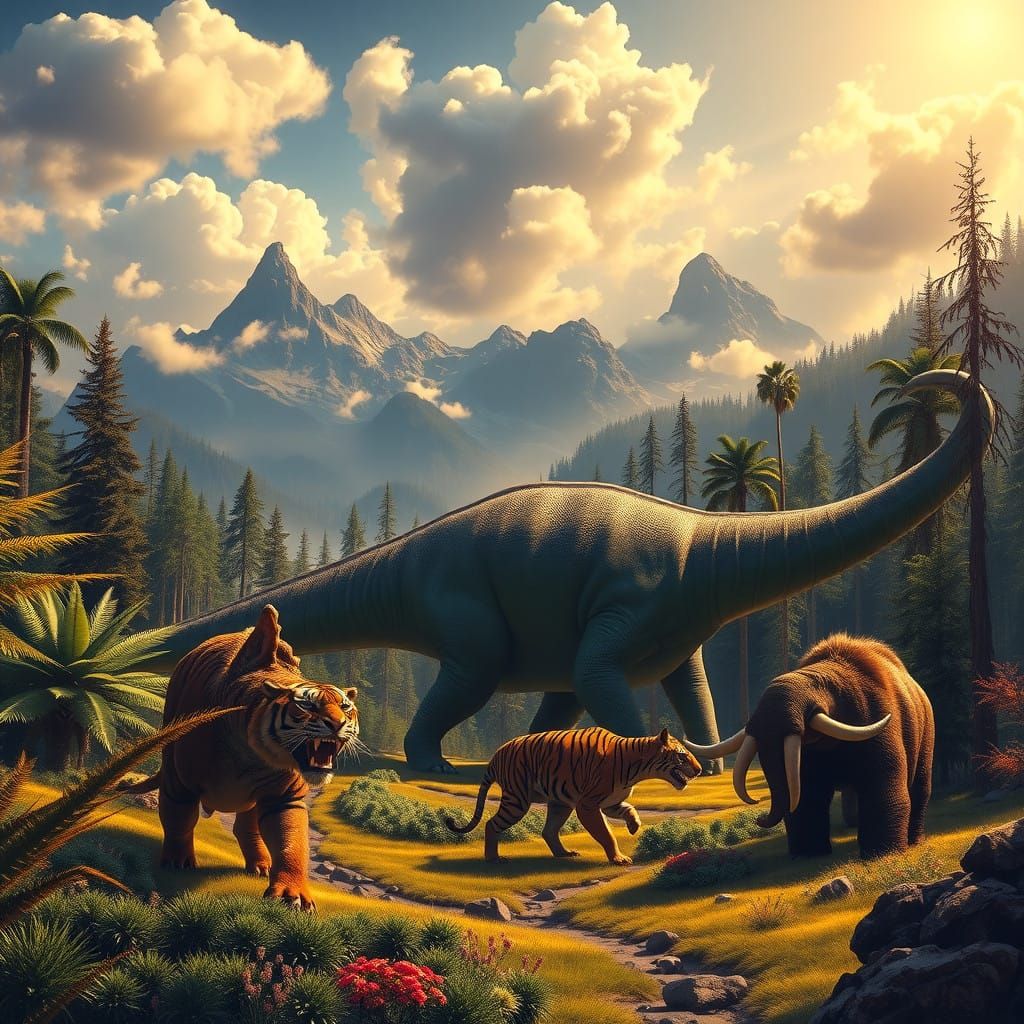 Prehistoric Landscapes of Wonder in Vibrant Color