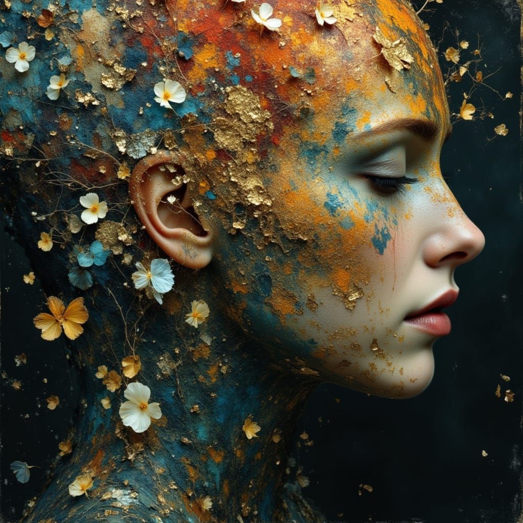 Neurographic Therapy Monoprint by Reylia Slaby