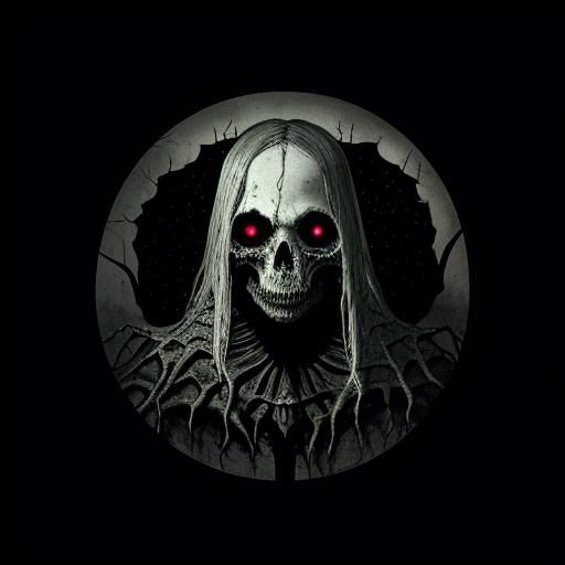 Eerie Beetle Swarm in Dark Surrealist Horror