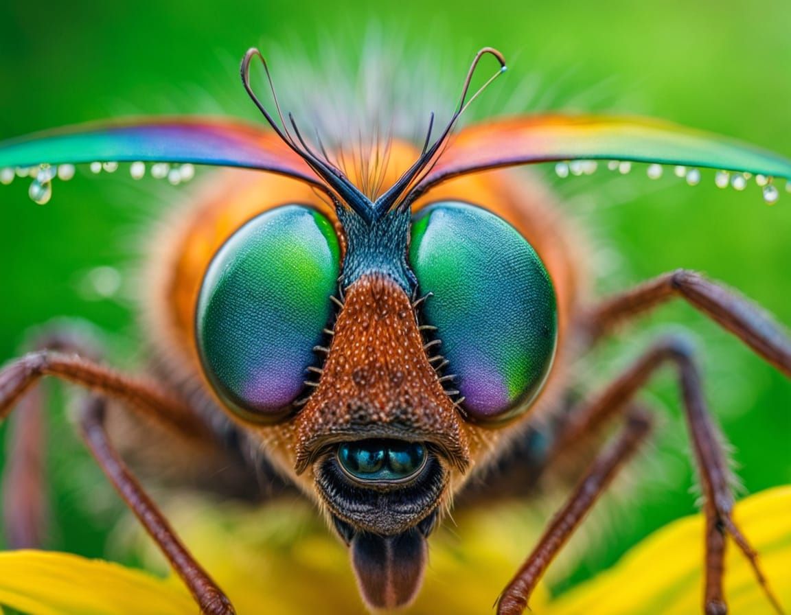 Rainbow Horsefly: Miki Asai Macro Photography
