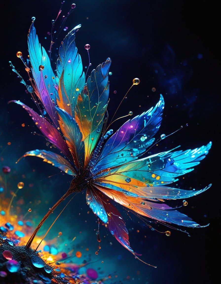 Cosmic Papillotes: Vivid Light and Freedom