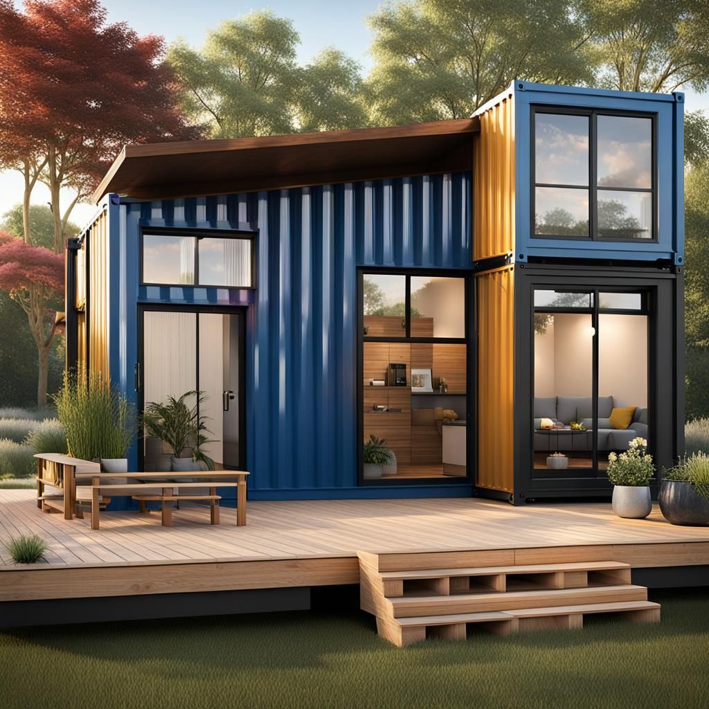 Modern Minimalist 3-Bedroom Container Home Design