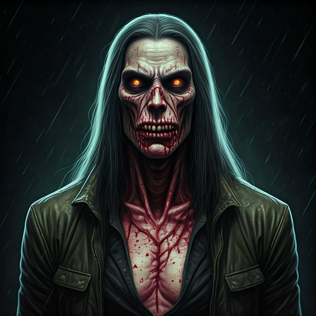 Futuristic Ghouls in Putrid Precisionism Style