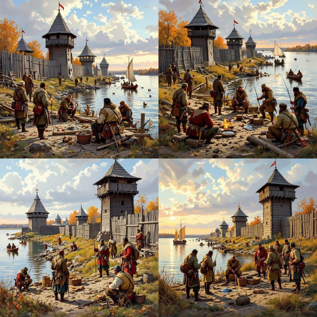 Cossack Construction of Zaporizhian Sich