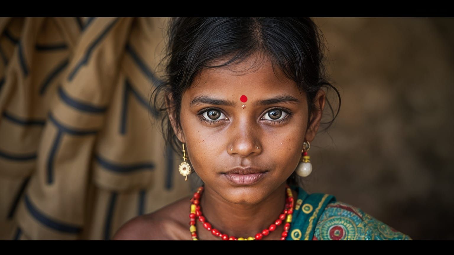 Young Adivasi Girl from Bastar Portrait