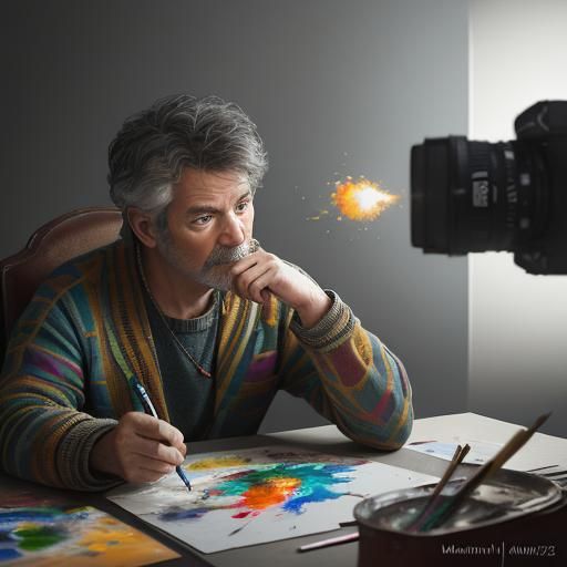 Creative Spark Portrait in Professional Photography Style