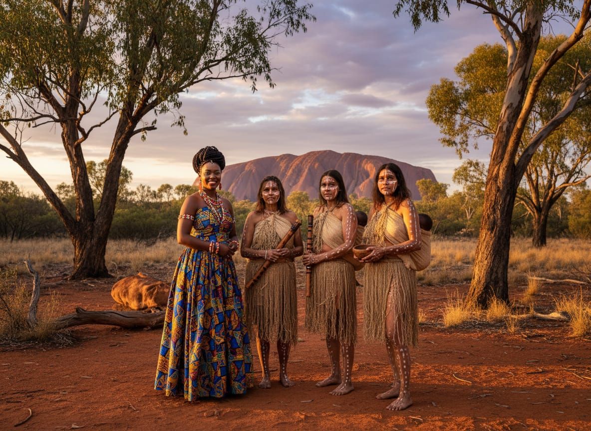Diverse Women Gathering: Ghanaian and Aboriginal Australian