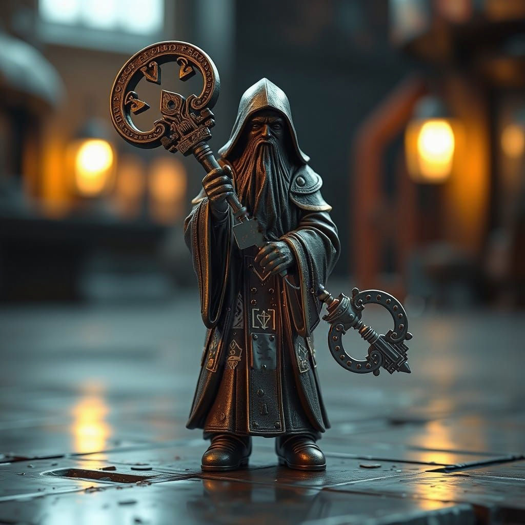 Monk-Shaped Key: A Symbolic Fusion