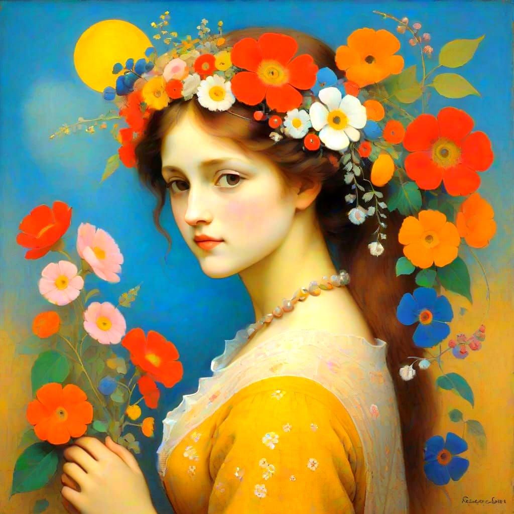 Street Art Chalk Painting in Vibrant Colors