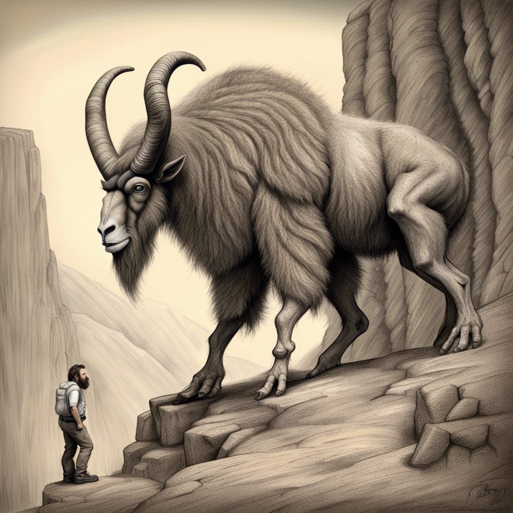 the majestic & epically hairy bigfoot held onto a dead bigho...