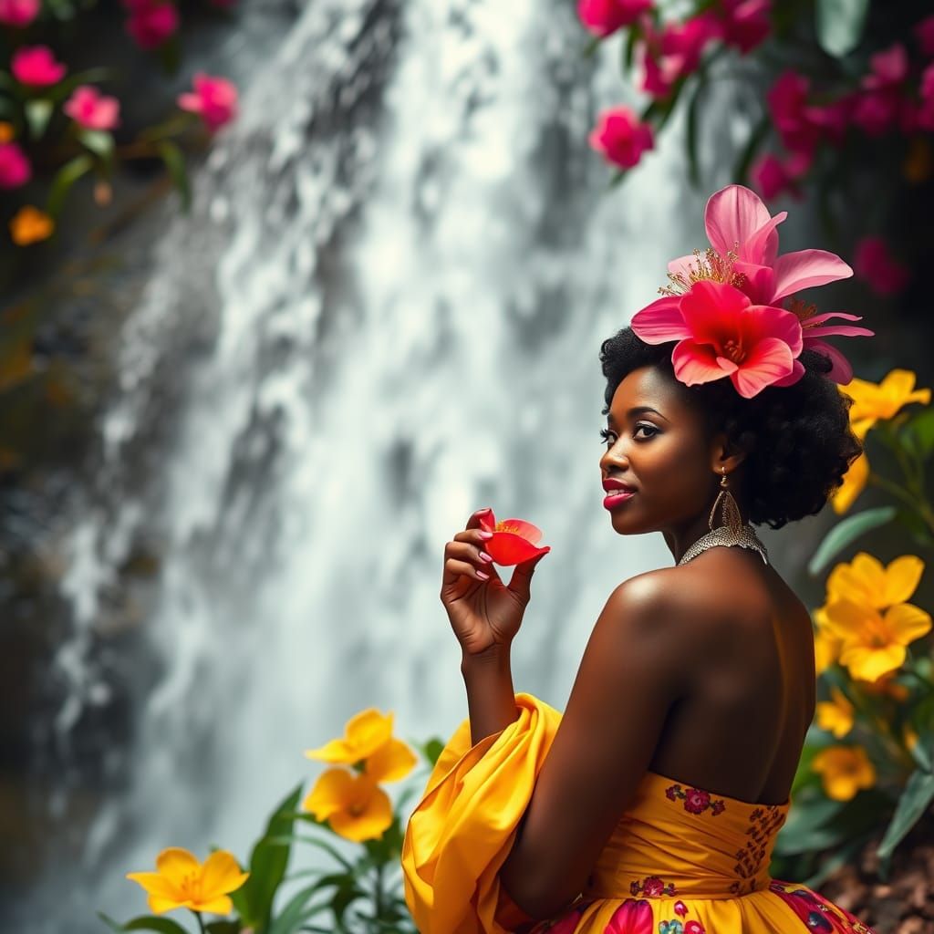 Astonishing Caribbean Aristocrat Basks in Triadic Color Wate...