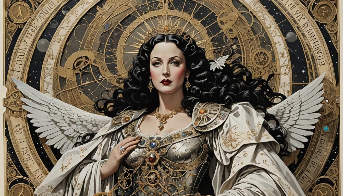 Hedy Lamarr as Angel Princess on Currency