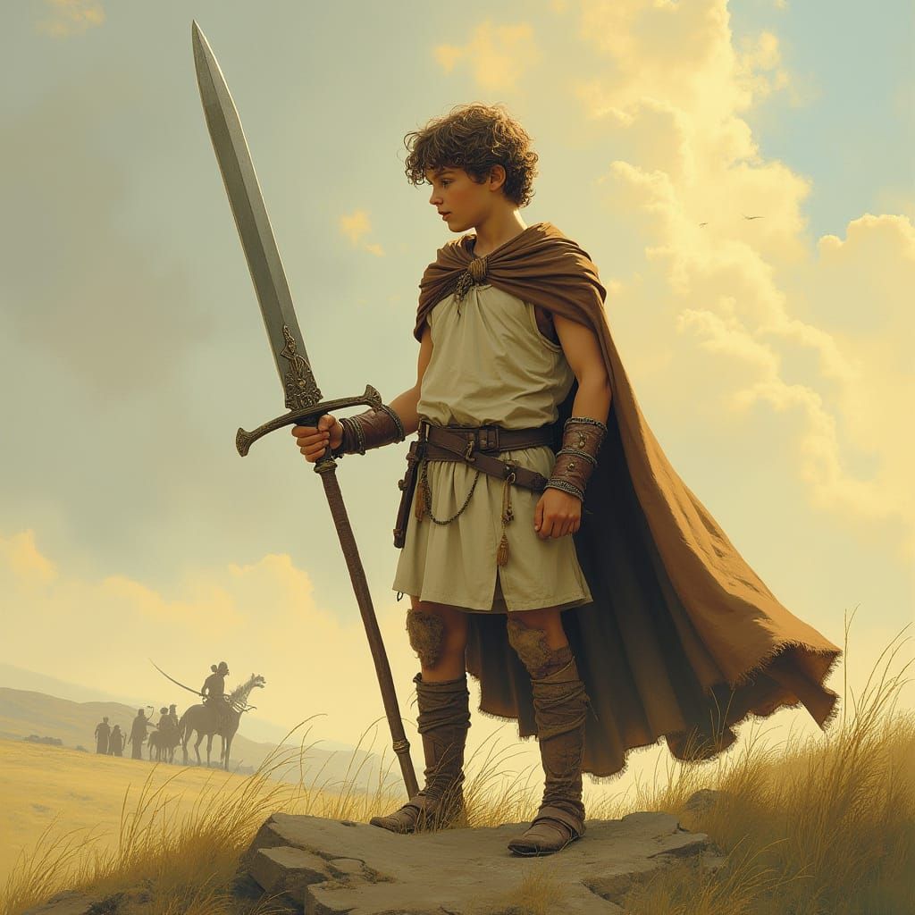 David and Goliath: Shepherd Boy's Victory