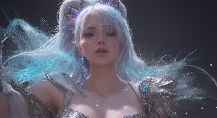 Hyper-Realistic Food with Intense Light Effects