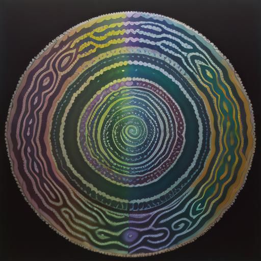 Australian Aboriginal Art of Dreamtime Dots and Dashes in Clay