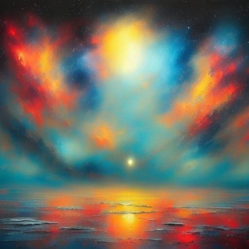 Cosmic Kittens Soar Through the Galaxy in a Vibrant Digital ...