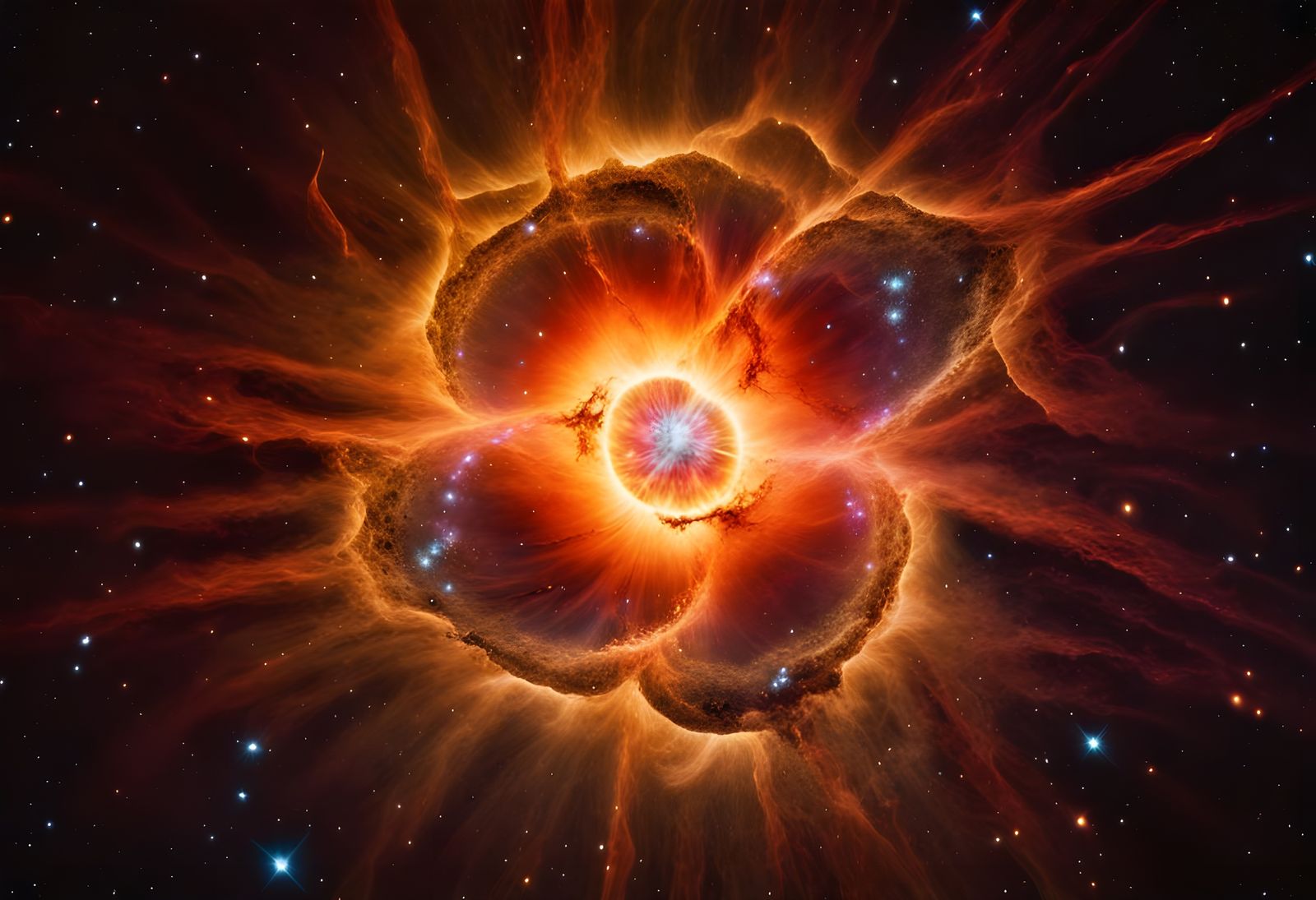 Dying Hypergiant Star Explodes in Space