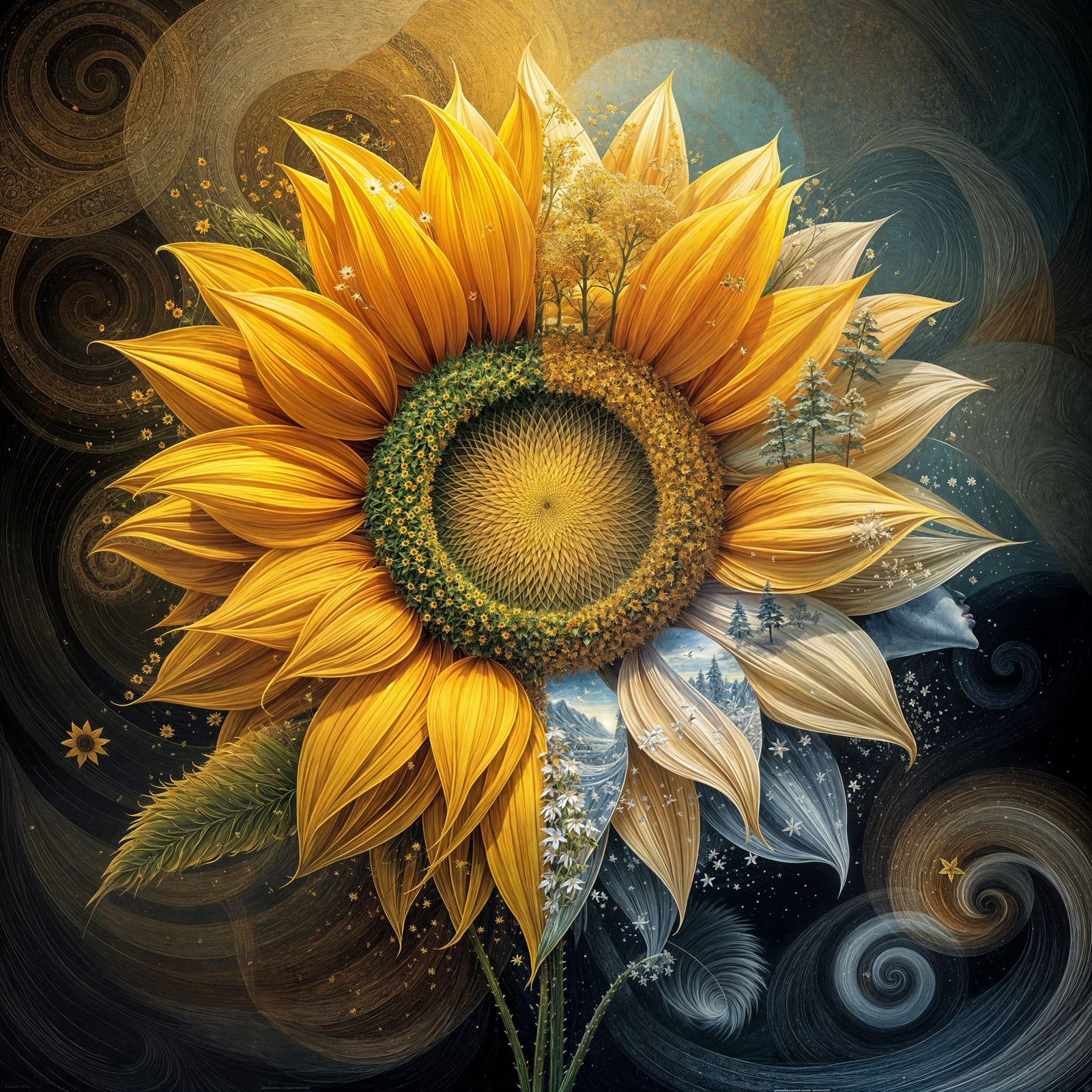 Seasonal Sunflower